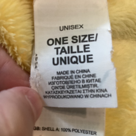 The North Face bright yellow scarf unisex - Picture 4 of 6